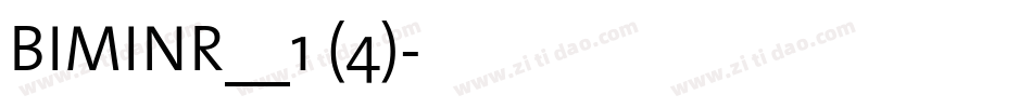 BIMINR__1 (4)字体转换